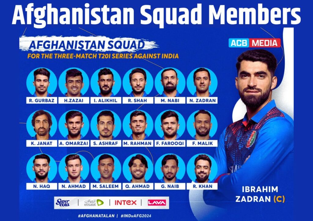 Afghanistan Squad Members