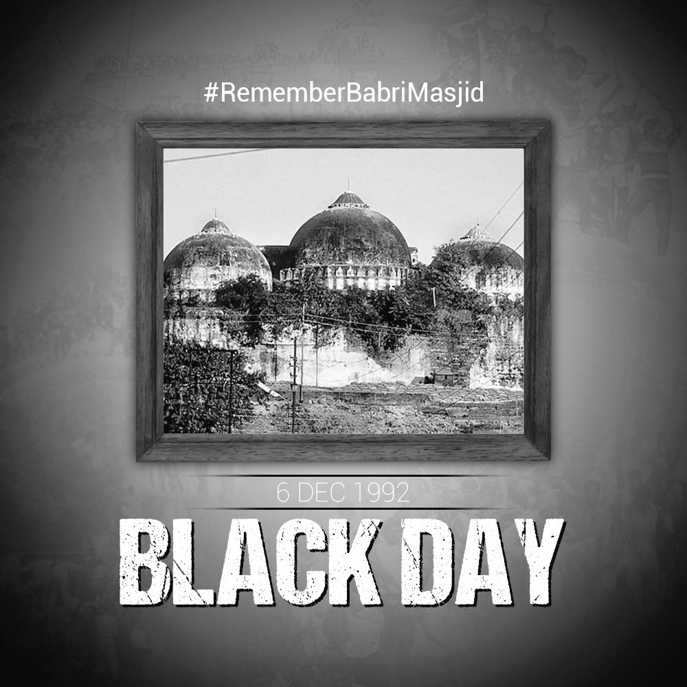 Babri Masjid Image Black Day