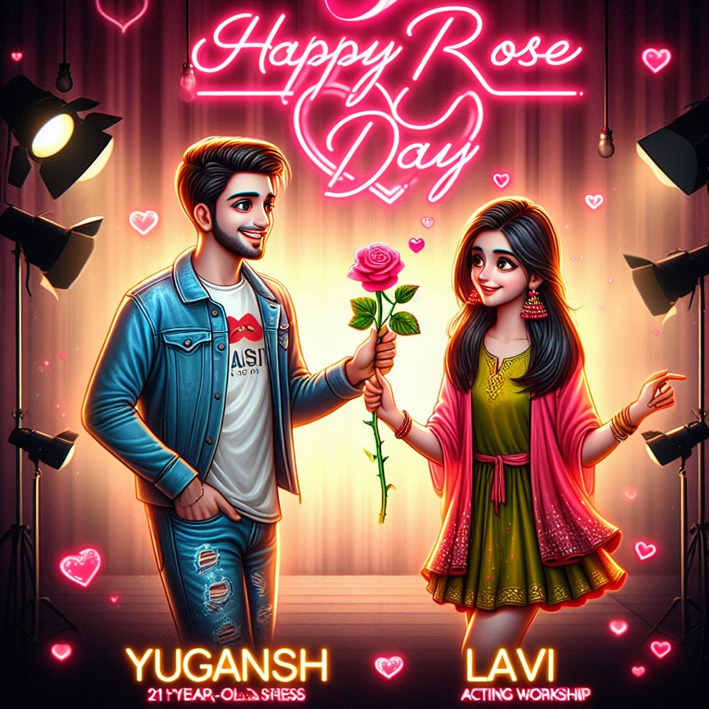 AI images for Rose Day