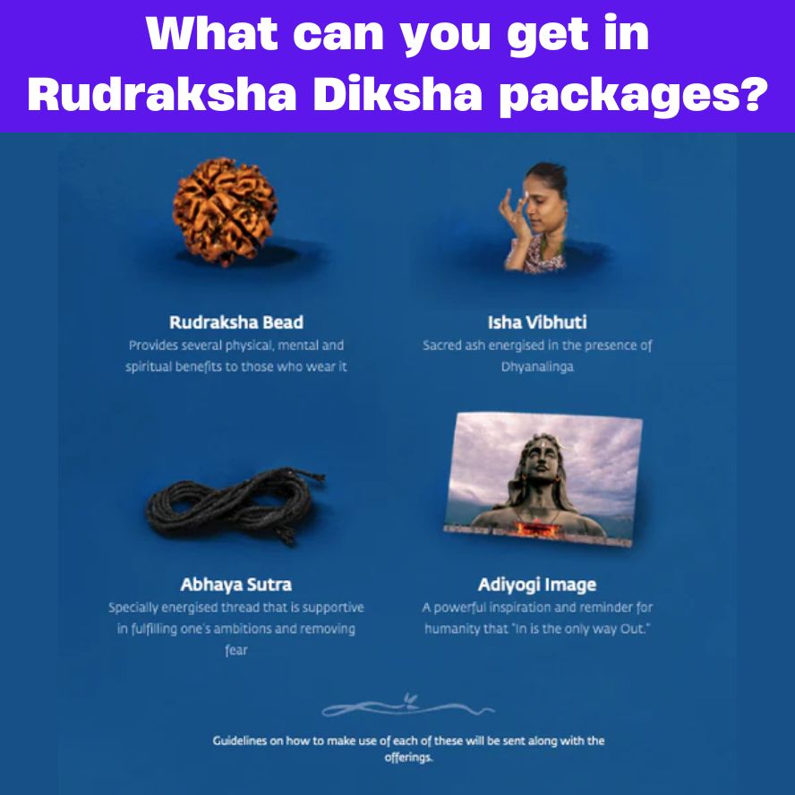 What can you get in Rudraksha Diksha packages