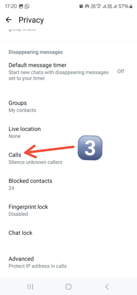 how to stop unknown calls on whatsapp without blocking