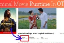 Animal Movie Runtime In OTT