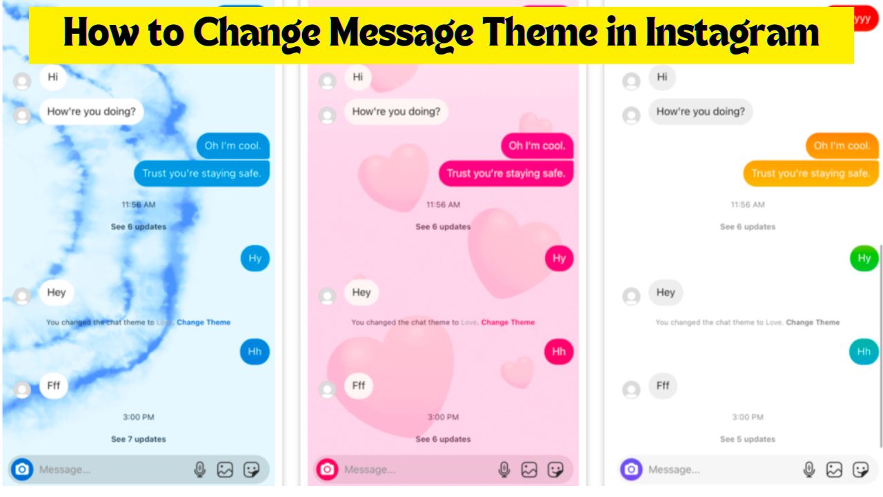 How to Change Message Theme in Instagram
