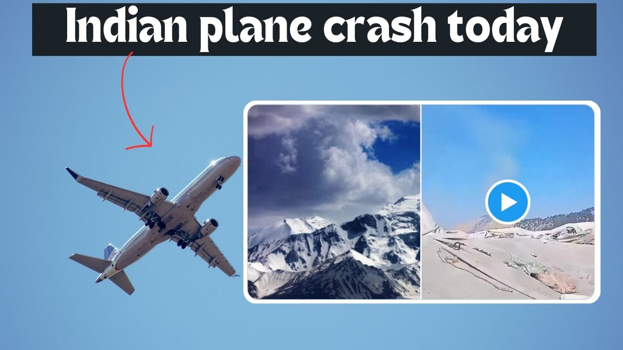 Indian plane crash today
