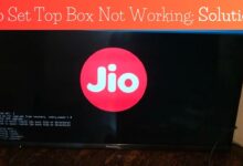 Jio Set Top Box Not Working