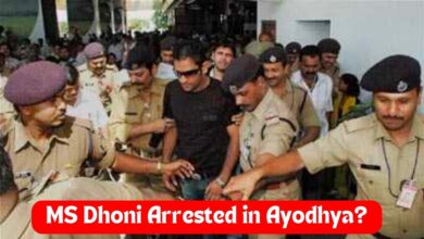 MS Dhoni Arrested in Ayodhya