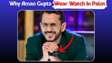 Why Aman Gupta Wear Watch In Palm