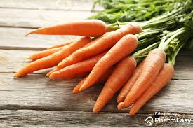 Carrots, Top 10 Foods For Grey Hair In India