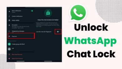 Unlock WhatsApp Chat Lock