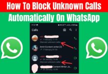 how to automatically block unknown numbers on whatsapp
